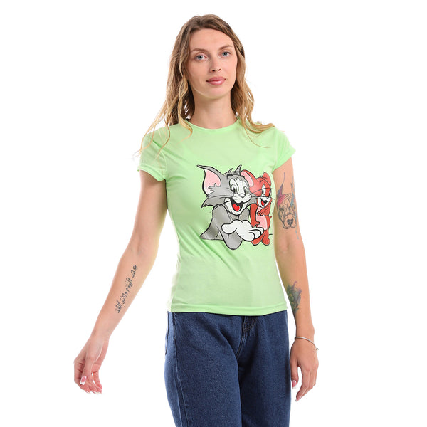 Women's T-Shirt "Tom&Jerry" Half Sleeves