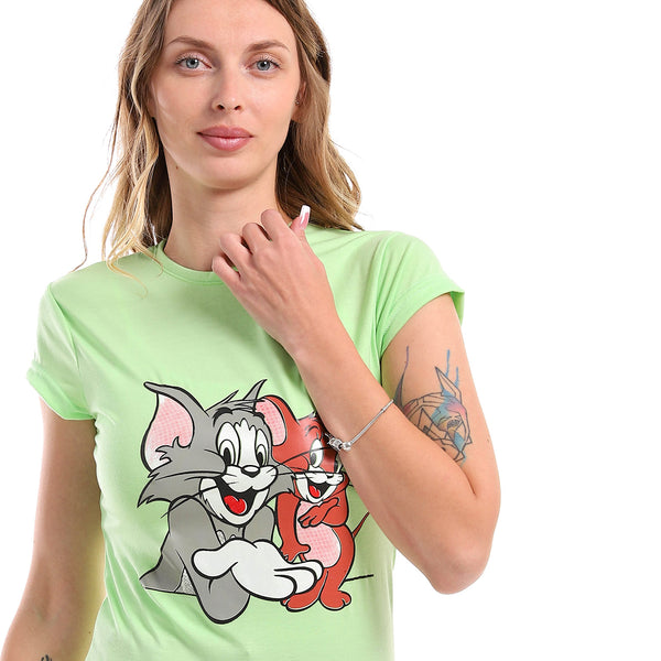 Women's T-Shirt "Tom&Jerry" Half Sleeves