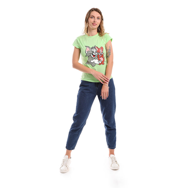 Women's T-Shirt "Tom&Jerry" Half Sleeves