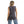 V-Neck Printed Sleeveless Dark Grey Tee