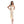 Load image into Gallery viewer, Front Chest Zipper Ruffles Chest Jumpsuit - Beige
