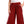Load image into Gallery viewer, Patterned Viscose Regular Fit Pants - Red &amp; Black
