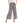 Elastic Waist Viscose Houndstooth Pants - White & Black