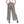 Elastic Waist Viscose Houndstooth Pants - White & Black