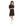 Load image into Gallery viewer, Girls Summer Elegant Round Neck Dress - Brown
