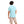 Aqua Short Sleeves Solid Summer Shirt