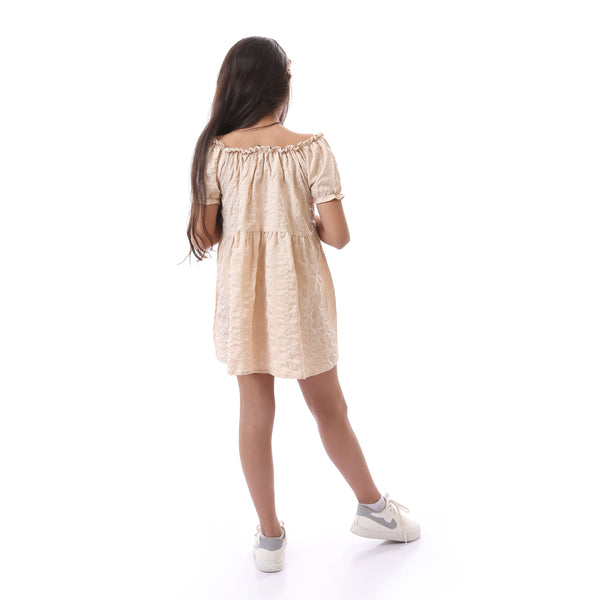 off_shoulder_plaid_girls_dress_with_decorative_buttons_-_beige