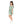 Load image into Gallery viewer, Girls Full Buttoned Off Shoulders Dress - Mint
