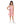 Load image into Gallery viewer, Girls Cute Lace Up Dress with Square Neck - Cashmere
