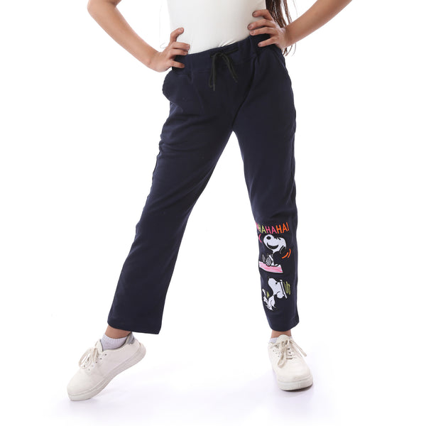 girls_casual_elastic_waist_with_drawstring_sweatpants_-_navy_blue