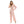 Load image into Gallery viewer, Front Deep V-Neck Nude Pink Pique Jumpsuit

