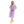 Load image into Gallery viewer, Lilac Long Sleeves Dress With Elastic Waist
