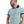 Light Blue & Black Striped Short Sleeves Polo Shirt
