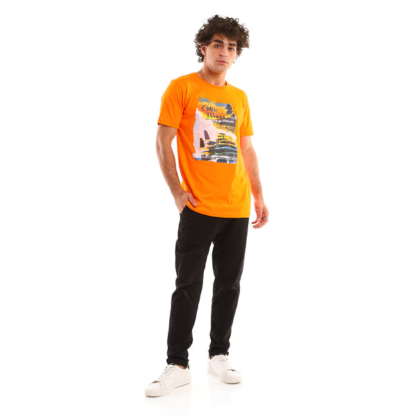 printed_catch_waves_orange_cotton_tee
