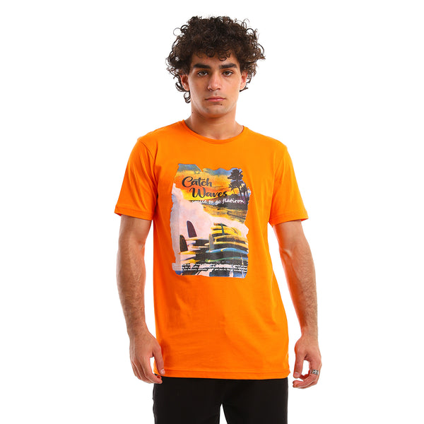 printed_catch_waves_orange_cotton_tee