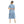 Self Stitched Short Dusty Blue Maxi Dress