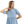Load image into Gallery viewer, Self Stitched Short Dusty Blue Maxi Dress
