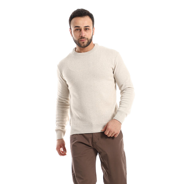 regular_fit_knitted_cream_pullover