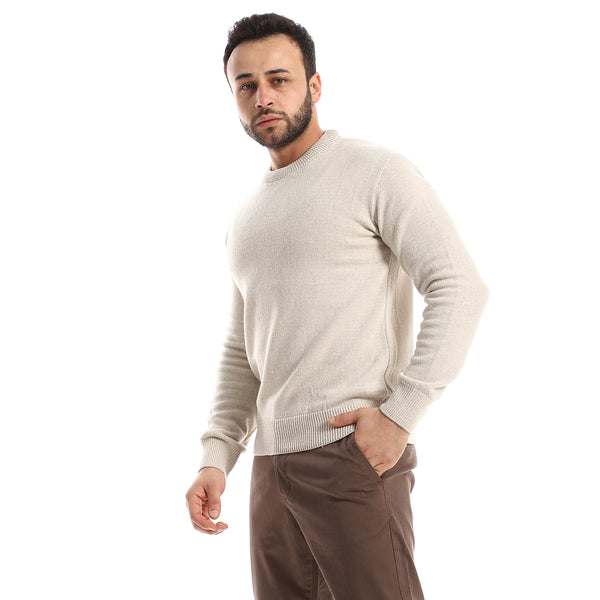 regular_fit_knitted_cream_pullover