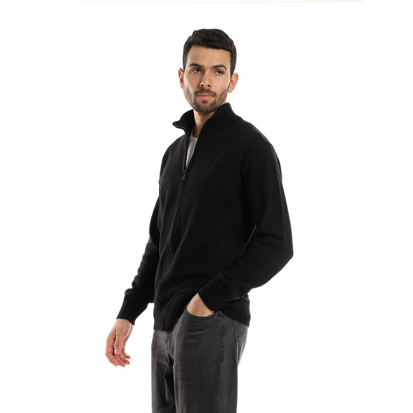 zipper_through_neck_black_sweater