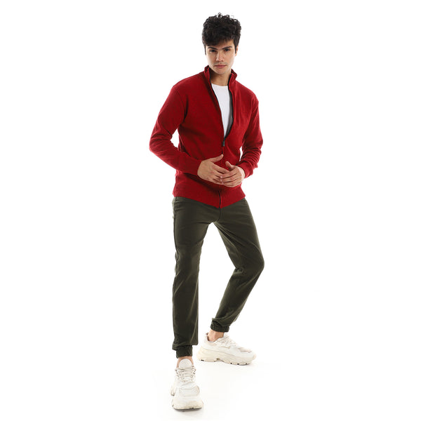 Full_Front_Zipper_Closure_Sweater_-_Heather_Burgundy