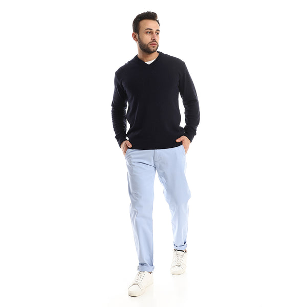 v-neck_navy_blue_long_sleeves_pullover