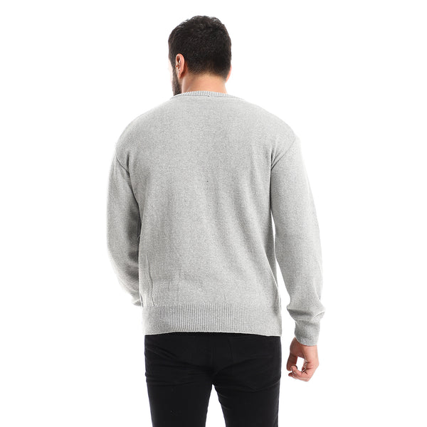 classic-v-neck-heather-grey-pulover