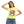 Load image into Gallery viewer, Women&#39;s T-Shirt &quot;Tom&amp;Jerry&quot; Half Sleeves -Yellow
