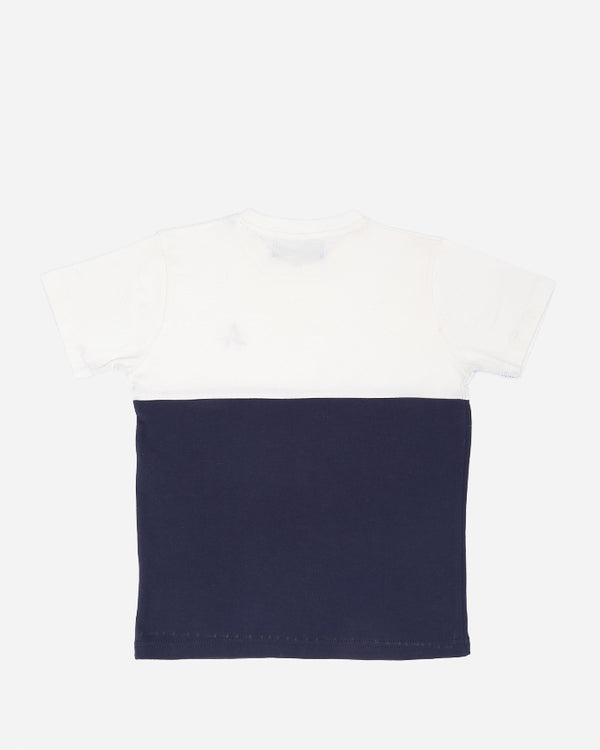 Boys Casual Short Sleeves T-shirt - Off White
