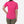Load image into Gallery viewer, Sheer Self Pattern Short Sleeves Fluffy Tee - Hot Pink
