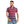 Load image into Gallery viewer, Bi-Tone Wild Striped Coral &amp; Navy Blue Polo Shirt
