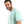 Plain Mint Green Round Neck Slip On Tee