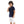 Load image into Gallery viewer, Pique Short Sleeves Navy Blue Henley Shirt
