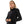 Load image into Gallery viewer, Cowl Neck Slip On Black Sweatshirt
