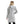 Long Sleeves Heather Grey Winter Long Hoodie