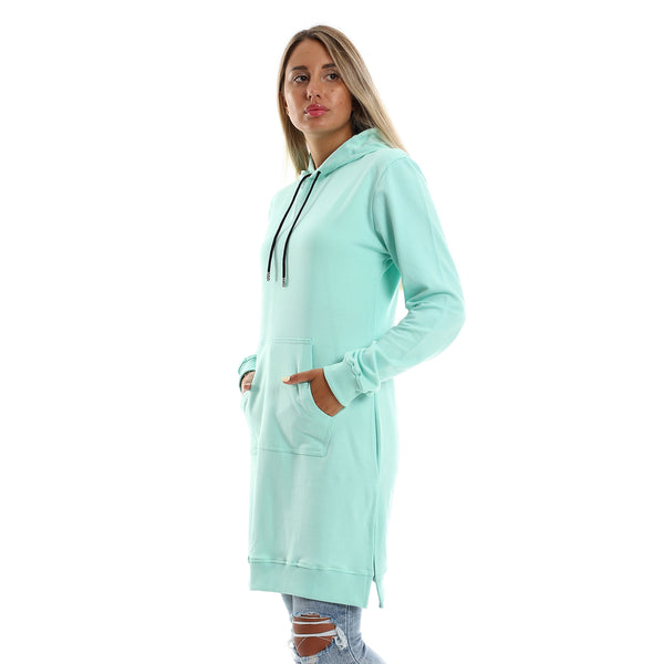 aquamarine_solid_slip_on_long_hoodie