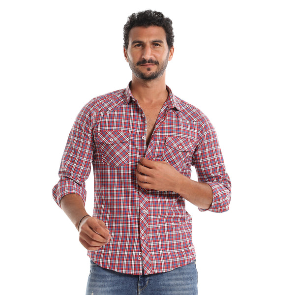 plaid_buttoned_shirt_with_pockets_-_red-_blue_-_white