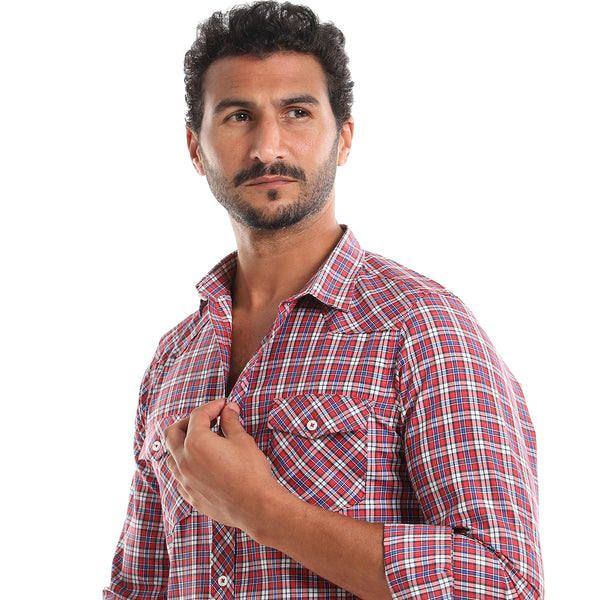 plaid_buttoned_shirt_with_pockets_-_red-_blue_-_white