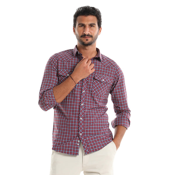 tartan_men_buttoned_down_shirt_-_maroon-_navy_-_white