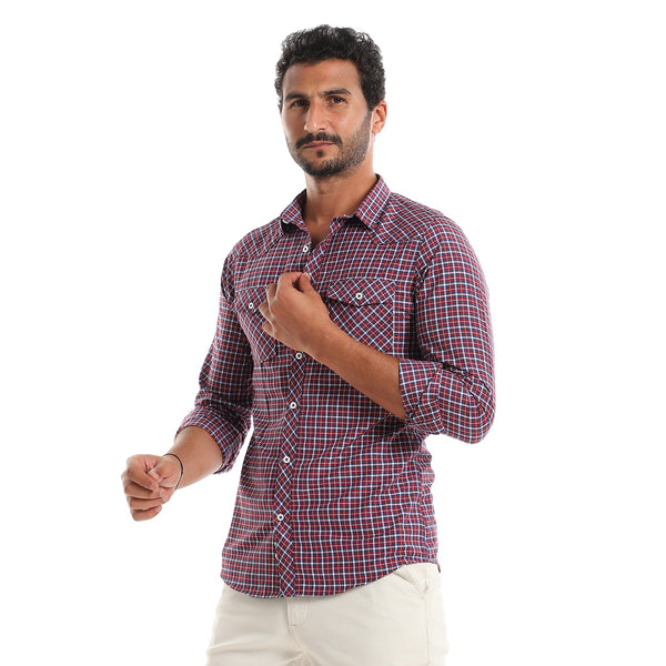 tartan_men_buttoned_down_shirt_-_maroon-_navy_-_white