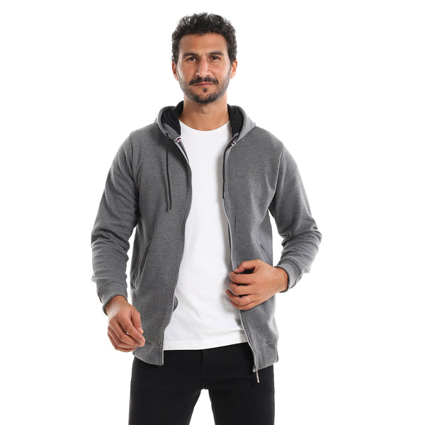 long_sleeves_plain_hooded_sweatshirt