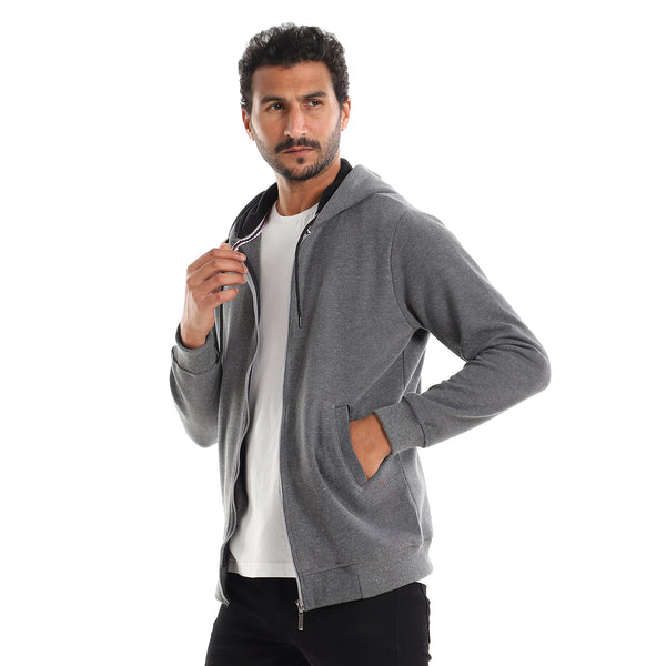 long_sleeves_plain_hooded_sweatshirt