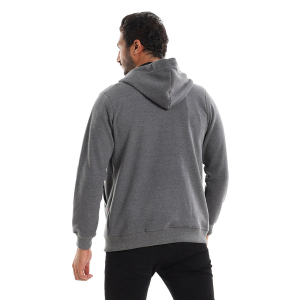long_sleeves_plain_hooded_sweatshirt