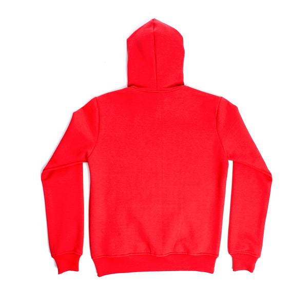 Girls Long Sleeves Winter Hoodie - Coral