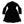 Load image into Gallery viewer, Tiered Velvet Dress With Silver Buttons - Black
