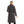 Load image into Gallery viewer, Notched Lapel Polyester &amp; Gogh Long Coat - Dark Grey
