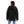 تحميل الصورة في عارض المعرض ، Quilted Hooded Double Face Jacket - Black &amp; Red
