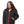 Load image into Gallery viewer, Quilted Double Face Girls Jacket With Adjustable Hood - Black &amp; Red
