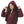 double_face_quilted_girls_jacket_with_portable_hood_-_maroon_-_dark_grey