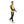 Load image into Gallery viewer, Bi-tone Hooded Zipped Tracksuit - Navy Blue &amp; Yellow
